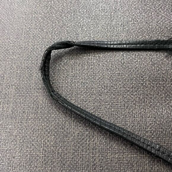 Y2K Coach Black Signature Silver Wristlet Wallet Patent Leather - Picture 4 of 5